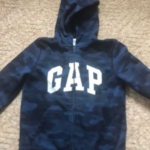 Excellent condition boys medium gap zip up hoodie